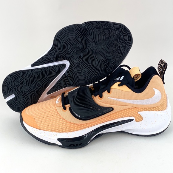 Nike Zoom Freak 3 TB Orange Chalk Men's Basketball Shoes Sneakers DA7845 700 - Picture 3 of 12